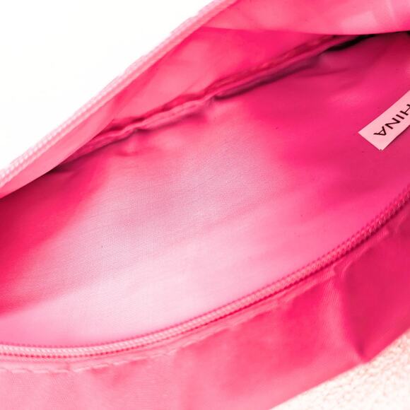 Ipsy Geometric Print Nylon Cosmetic / Makeup Pouch - Picture 4 of 4